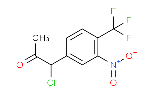 CAS No. 1804072-07-8, 1-Chloro-1-(3-nitro-4-(trifluoromethyl)phenyl)propan-2-one