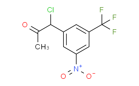 CAS No. 1804208-04-5, 1-Chloro-1-(3-nitro-5-(trifluoromethyl)phenyl)propan-2-one
