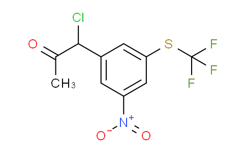 CAS No. 1806547-17-0, 1-Chloro-1-(3-nitro-5-(trifluoromethylthio)phenyl)propan-2-one