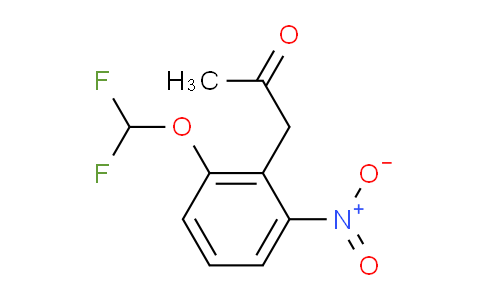 CAS No. 1804147-20-3, 1-(2-(Difluoromethoxy)-6-nitrophenyl)propan-2-one