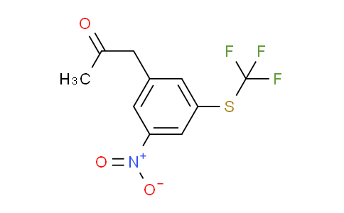 CAS No. 1806493-68-4, 1-(3-Nitro-5-(trifluoromethylthio)phenyl)propan-2-one