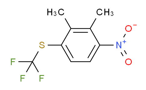 CAS No. 1803873-92-8, 1,2-Dimethyl-3-nitro-6-(trifluoromethylthio)benzene