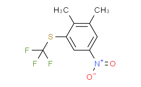 CAS No. 1806337-20-1, 1,2-Dimethyl-5-nitro-3-(trifluoromethylthio)benzene