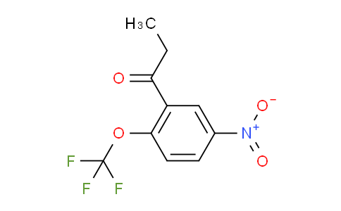 CAS No. 1804070-73-2, 1-(5-Nitro-2-(trifluoromethoxy)phenyl)propan-1-one