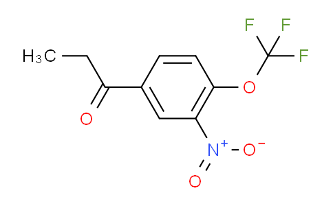 CAS No. 1804207-84-8, 1-(3-Nitro-4-(trifluoromethoxy)phenyl)propan-1-one