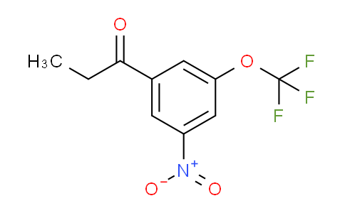 CAS No. 1806459-73-3, 1-(3-Nitro-5-(trifluoromethoxy)phenyl)propan-1-one