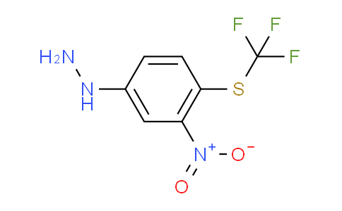 CAS No. 1805723-37-8, 1-(3-Nitro-4-(trifluoromethylthio)phenyl)hydrazine