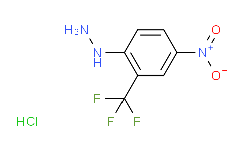 CAS No. 146929-11-5, 1-(4-Nitro-2-(trifluoromethyl)phenyl)hydrazine hydrochloride