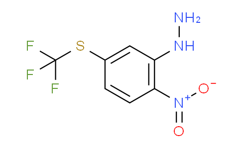 CAS No. 1806462-84-9, 1-(2-Nitro-5-(trifluoromethylthio)phenyl)hydrazine