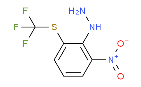 CAS No. 1805756-06-2, 1-(2-Nitro-6-(trifluoromethylthio)phenyl)hydrazine