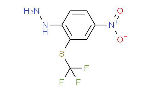 CAS No. 1804238-52-5, 1-(4-Nitro-2-(trifluoromethylthio)phenyl)hydrazine