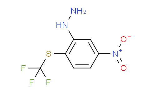 CAS No. 1805850-39-8, 1-(5-Nitro-2-(trifluoromethylthio)phenyl)hydrazine