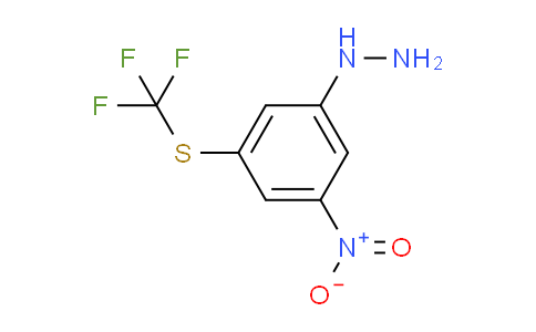 CAS No. 1804137-39-0, 1-(3-Nitro-5-(trifluoromethylthio)phenyl)hydrazine