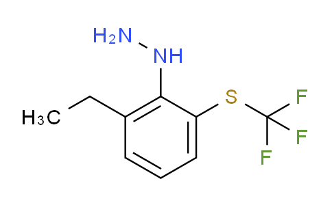 CAS No. 1804174-85-3, 1-(2-Ethyl-6-(trifluoromethylthio)phenyl)hydrazine