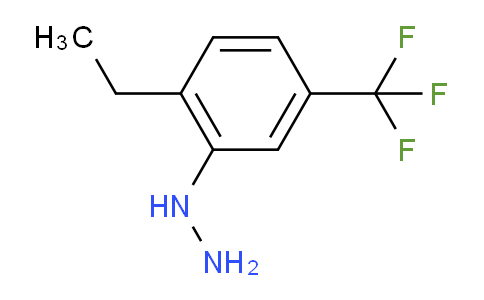 CAS No. 1804184-91-5, 1-(2-Ethyl-5-(trifluoromethyl)phenyl)hydrazine