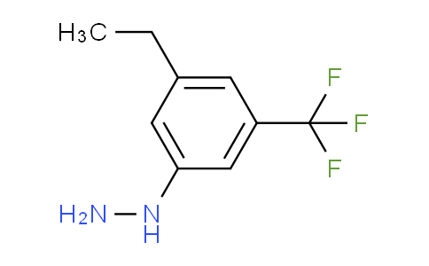 CAS No. 1803727-51-6, 1-(3-Ethyl-5-(trifluoromethyl)phenyl)hydrazine
