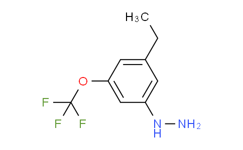 CAS No. 1804048-51-8, 1-(3-Ethyl-5-(trifluoromethoxy)phenyl)hydrazine