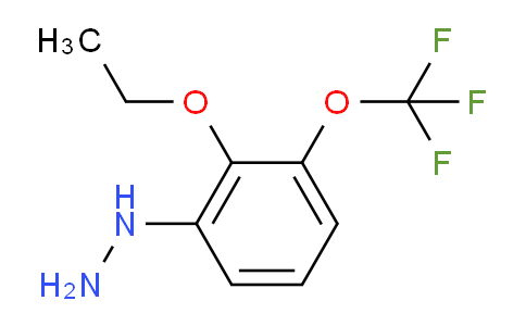 CAS No. 1804282-34-5, 1-(2-Ethoxy-3-(trifluoromethoxy)phenyl)hydrazine