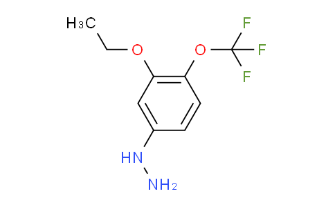 CAS No. 1804178-90-2, 1-(3-Ethoxy-4-(trifluoromethoxy)phenyl)hydrazine
