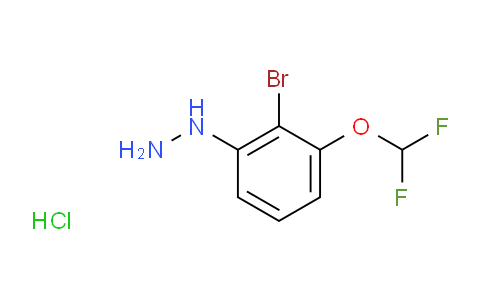 CAS No. 2061980-65-0, 1-(2-Bromo-3-(difluoromethoxy)phenyl)hydrazine hydrochloride