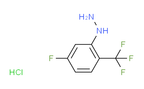 CAS No. 952233-11-3, 1-(5-Fluoro-2-(trifluoromethyl)phenyl)hydrazine hydrochloride