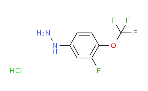 CAS No. 1801242-13-6, 1-(3-Fluoro-4-(trifluoromethoxy)phenyl)hydrazine hydrochloride