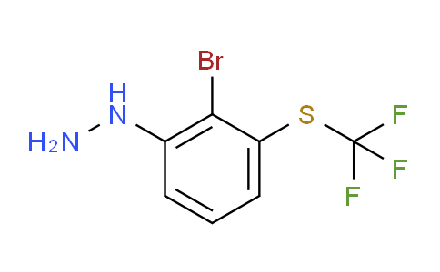 CAS No. 1803792-14-4, 1-(2-Bromo-3-(trifluoromethylthio)phenyl)hydrazine