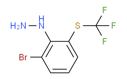 CAS No. 1804145-67-2, 1-(2-Bromo-6-(trifluoromethylthio)phenyl)hydrazine