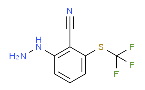 CAS No. 1806647-55-1, 1-(2-Cyano-3-(trifluoromethylthio)phenyl)hydrazine