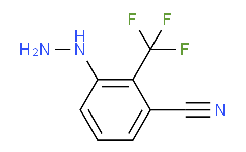 CAS No. 1804140-59-7, 1-(3-Cyano-2-(trifluoromethyl)phenyl)hydrazine