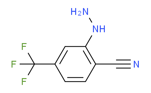 CAS No. 1260982-36-2, 1-(2-Cyano-5-(trifluoromethyl)phenyl)hydrazine