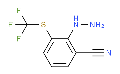 CAS No. 1804180-29-7, 1-(2-Cyano-6-(trifluoromethylthio)phenyl)hydrazine