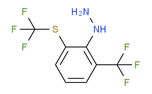 CAS No. 1806415-87-1, 1-(2-(Trifluoromethyl)-6-(trifluoromethylthio)phenyl)hydrazine