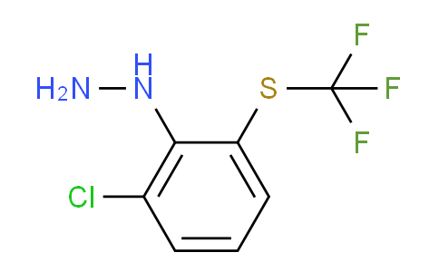 CAS No. 1806573-10-3, 1-(2-Chloro-6-(trifluoromethylthio)phenyl)hydrazine