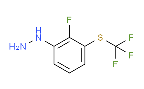 CAS No. 1804158-71-1, 1-(2-Fluoro-3-(trifluoromethylthio)phenyl)hydrazine