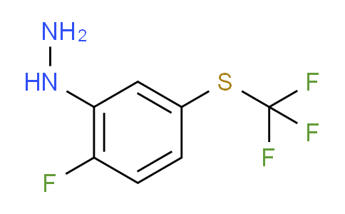 CAS No. 1804178-93-5, 1-(2-Fluoro-5-(trifluoromethylthio)phenyl)hydrazine