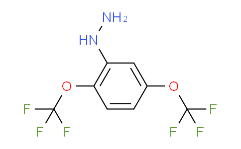 CAS No. 1804221-76-8, (2,5-Bis(trifluoromethoxy)phenyl)hydrazine