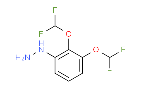 CAS No. 1804502-20-2, (2,3-Bis(difluoromethoxy)phenyl)hydrazine