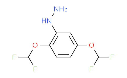 CAS No. 1806314-55-5, (2,5-Bis(difluoromethoxy)phenyl)hydrazine