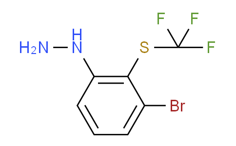 CAS No. 1806514-68-0, 1-(3-Bromo-2-(trifluoromethylthio)phenyl)hydrazine
