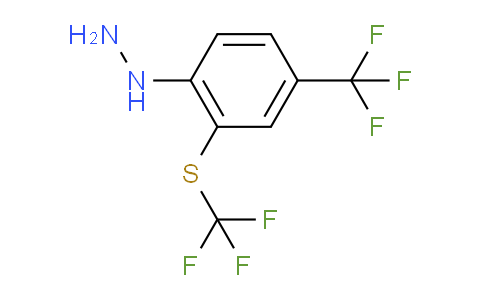 DY725090 | 1806469-68-0 | 1-(4-(Trifluoromethyl)-2-(trifluoromethylthio)phenyl)hydrazine