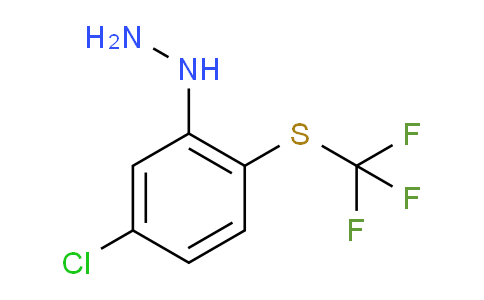 CAS No. 1803865-35-1, 1-(5-Chloro-2-(trifluoromethylthio)phenyl)hydrazine
