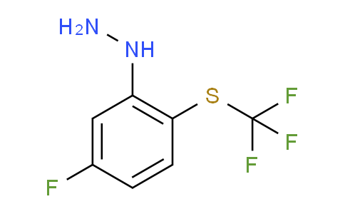 CAS No. 1804051-90-8, 1-(5-Fluoro-2-(trifluoromethylthio)phenyl)hydrazine