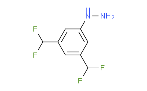 CAS No. 1806521-40-3, (3,5-Bis(difluoromethyl)phenyl)hydrazine