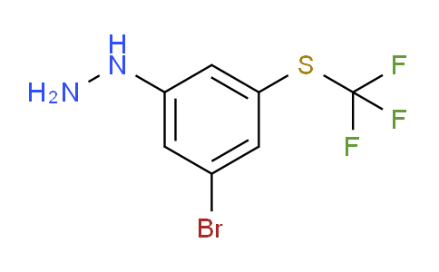 CAS No. 1806438-24-3, 1-(3-Bromo-5-(trifluoromethylthio)phenyl)hydrazine