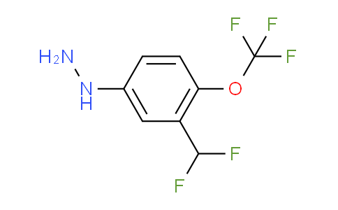 CAS No. 1803723-93-4, 1-(3-(Difluoromethyl)-4-(trifluoromethoxy)phenyl)hydrazine