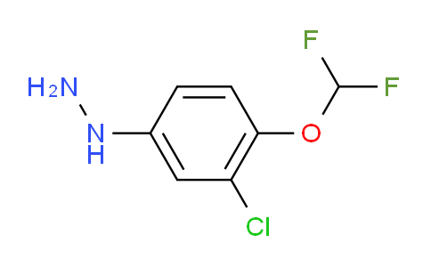 CAS No. 1804088-98-9, 1-(3-Chloro-4-(difluoromethoxy)phenyl)hydrazine