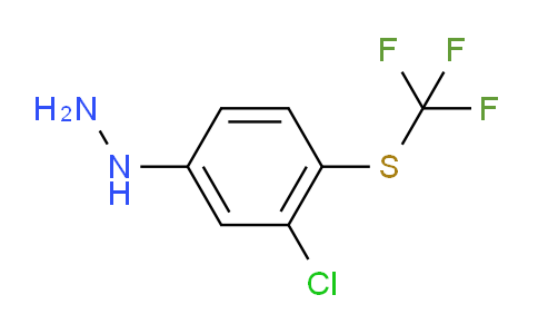 CAS No. 99479-71-7, 1-(3-Chloro-4-(trifluoromethylthio)phenyl)hydrazine