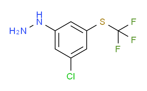 CAS No. 1803865-30-6, 1-(3-Chloro-5-(trifluoromethylthio)phenyl)hydrazine