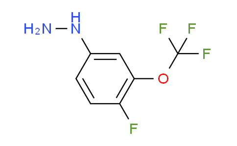 CAS No. 1804178-03-7, 1-(4-Fluoro-3-(trifluoromethoxy)phenyl)hydrazine